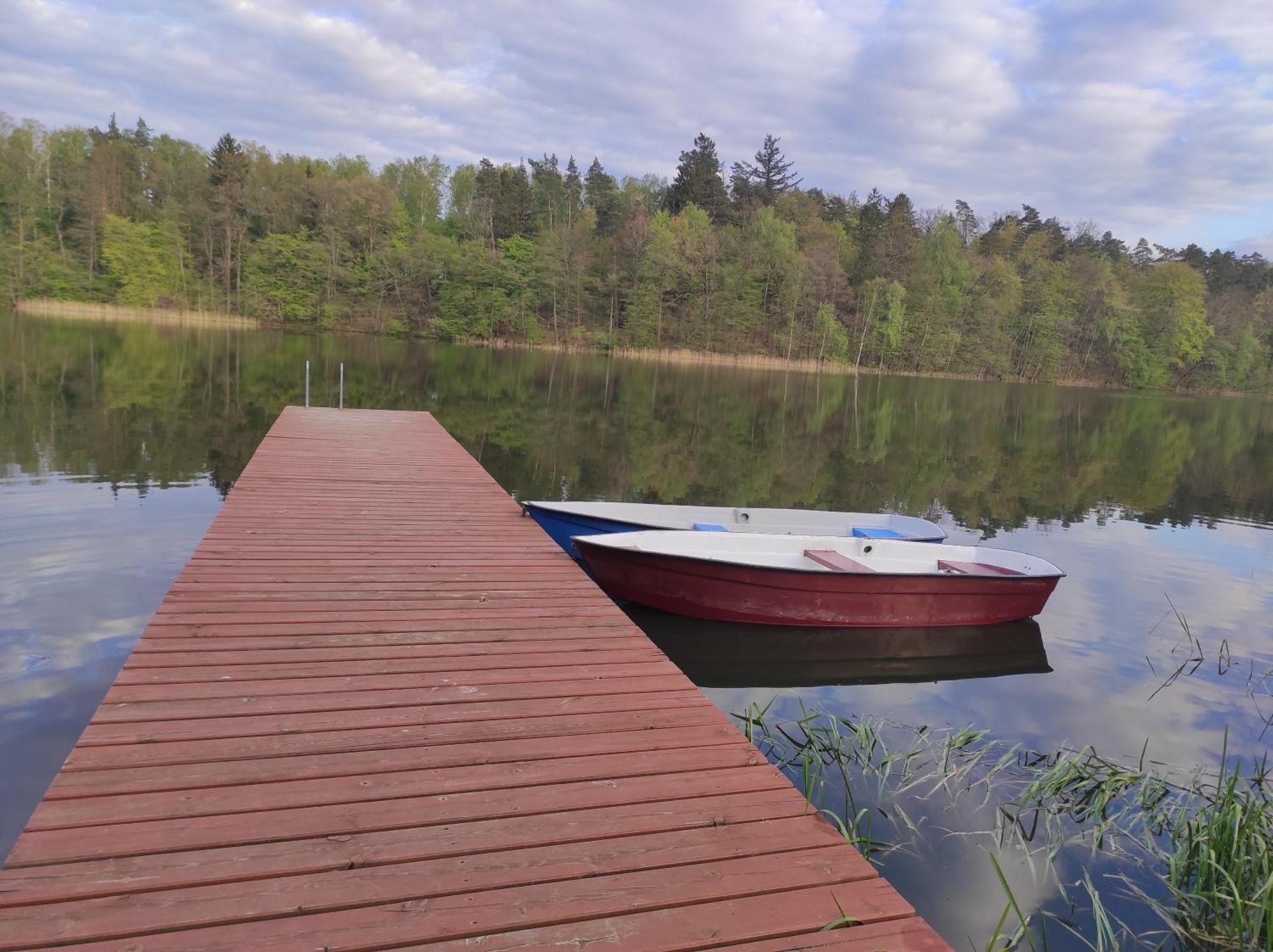 Domek Wypoczynkowy Caloroczny U Agi Z Balia Z Jacuzzi I Sauna Villa Przezmark Kültér fotó